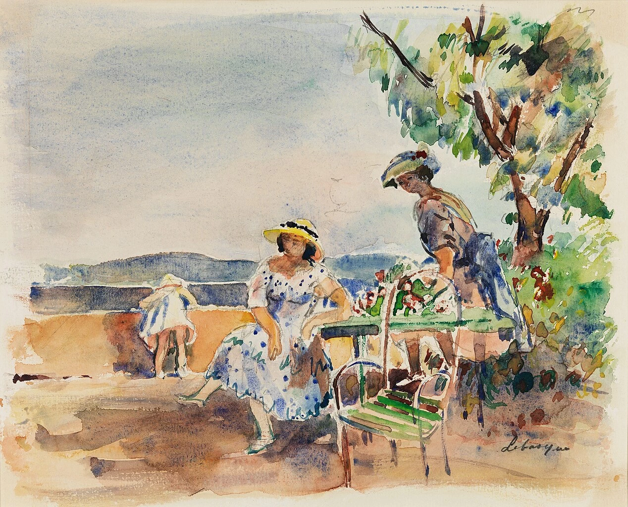 Sulla terrazza